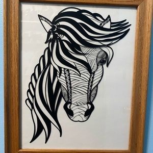 Abstract Horse Photo